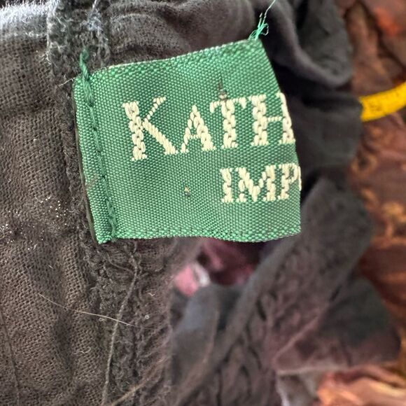 🌞 100% Cotton Kathmandu Imports Tiered Tie Dye Dress Size M - Picture 6 of 7